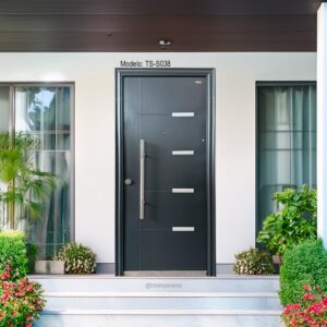 PUERTA DE SEGURIDAD MULTIPUNTO CON ALUMINIO TS-S038L